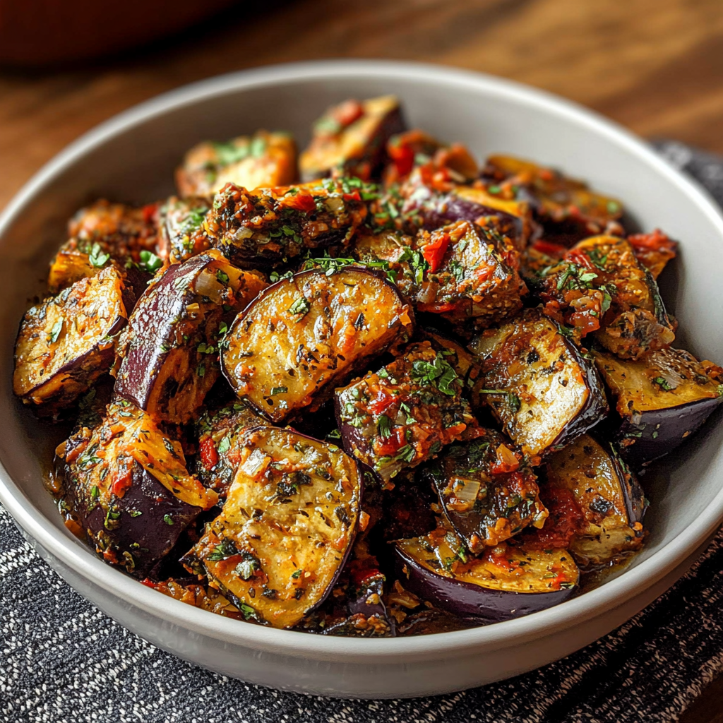 Amazing Mediterranean Eggplant Air Fryer Recipe