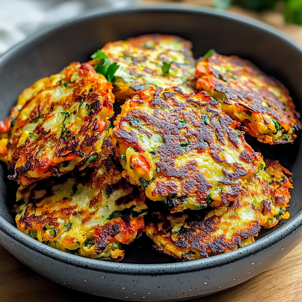 Air Fryer Veggie Fritters