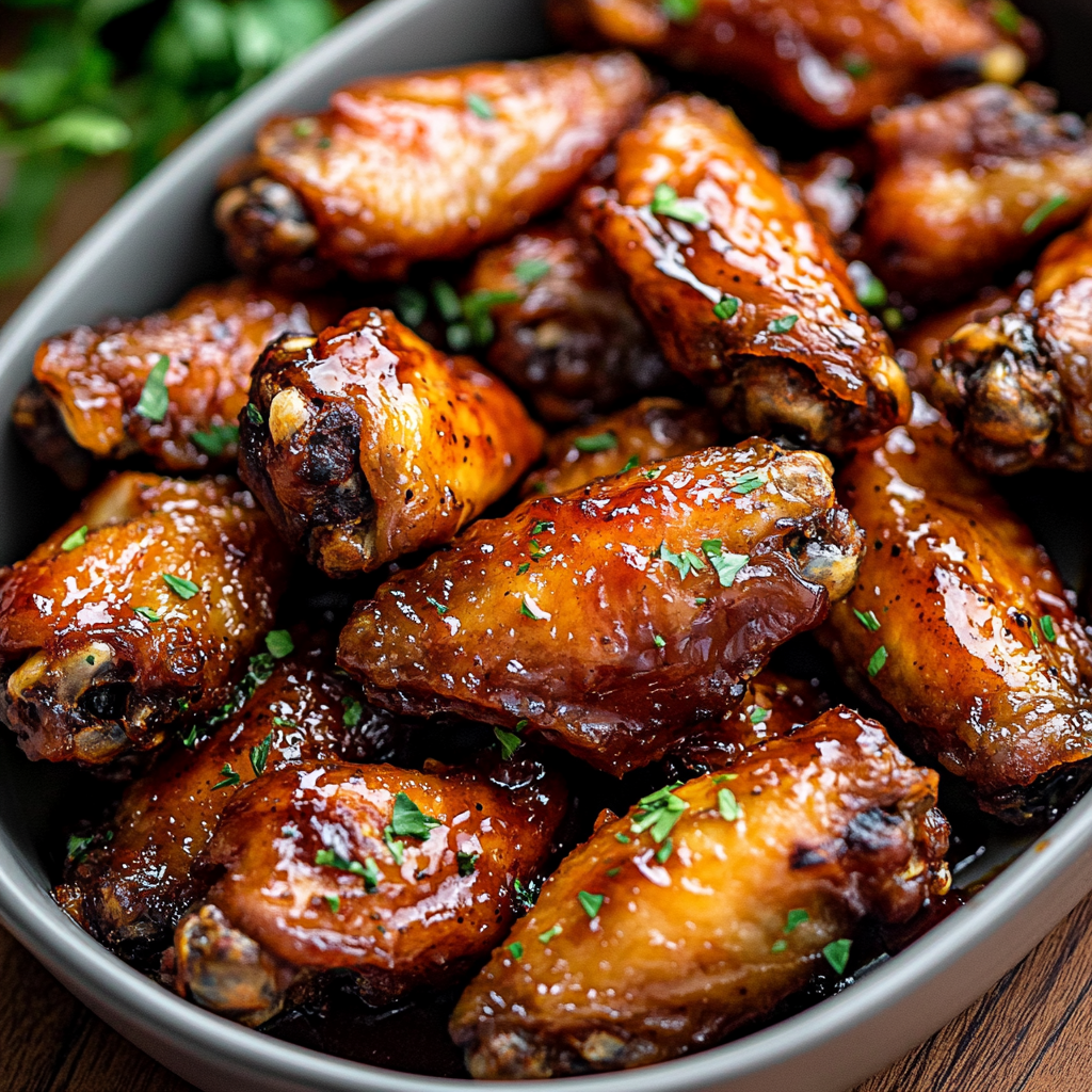 Air Fryer Honey Bbq Wings