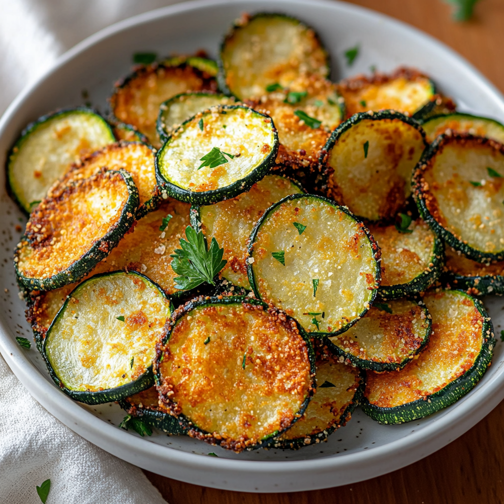 Crispy Air Fryer Zucchini Chips – Quick & Easy Recipe