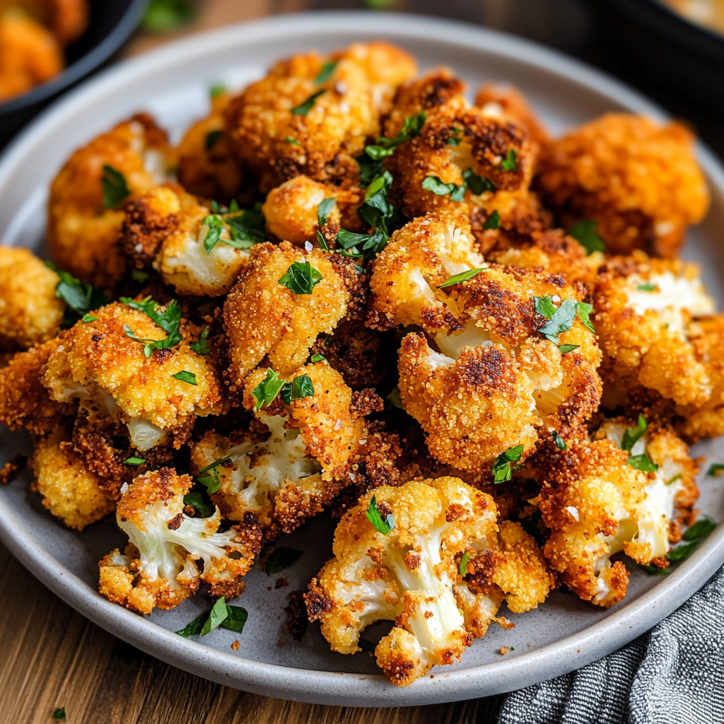 Crispy Vegan Bang Bang Cauliflower {Air Fryer}