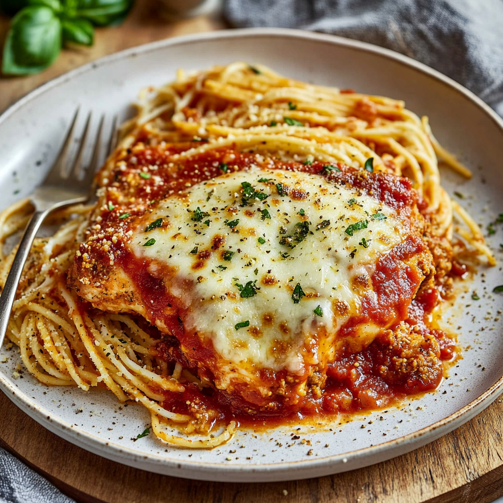 Air fryer chicken parmigiana