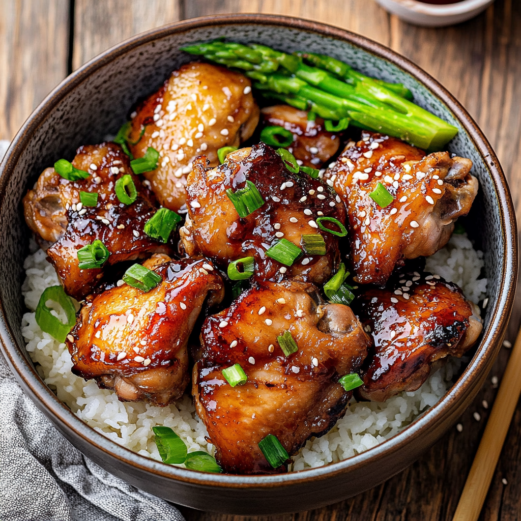 Air Fryer Teriyaki Chicken Thighs