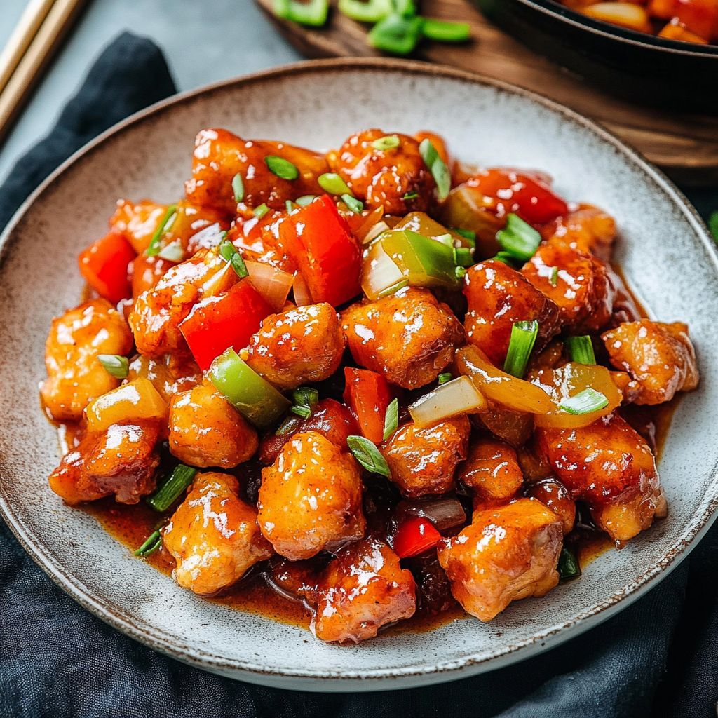 Air Fryer Sweet and Sour Chicken