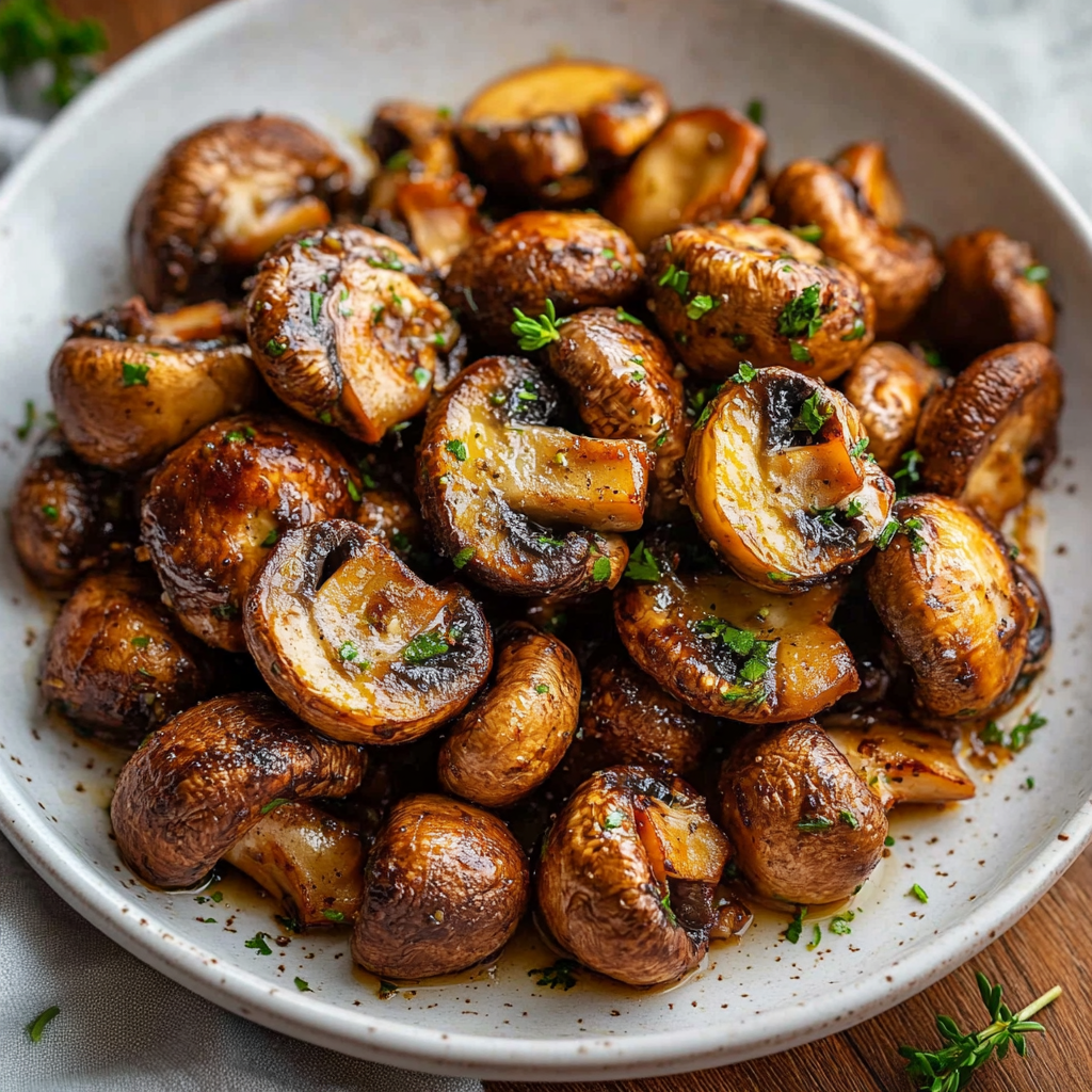 Air Fryer Mushrooms