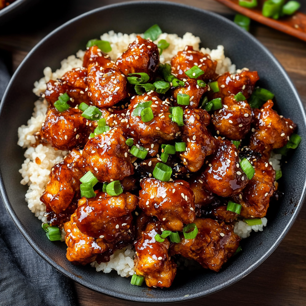 Air Fryer Sesame Chicken