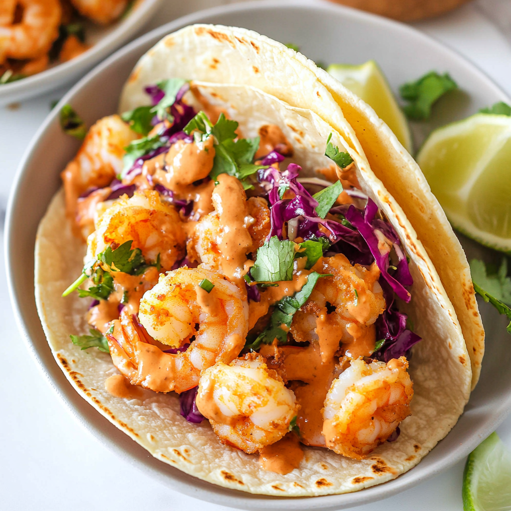 Air Fryer Bang Bang Shrimp Tacos for Crispy, Flavorful Bites