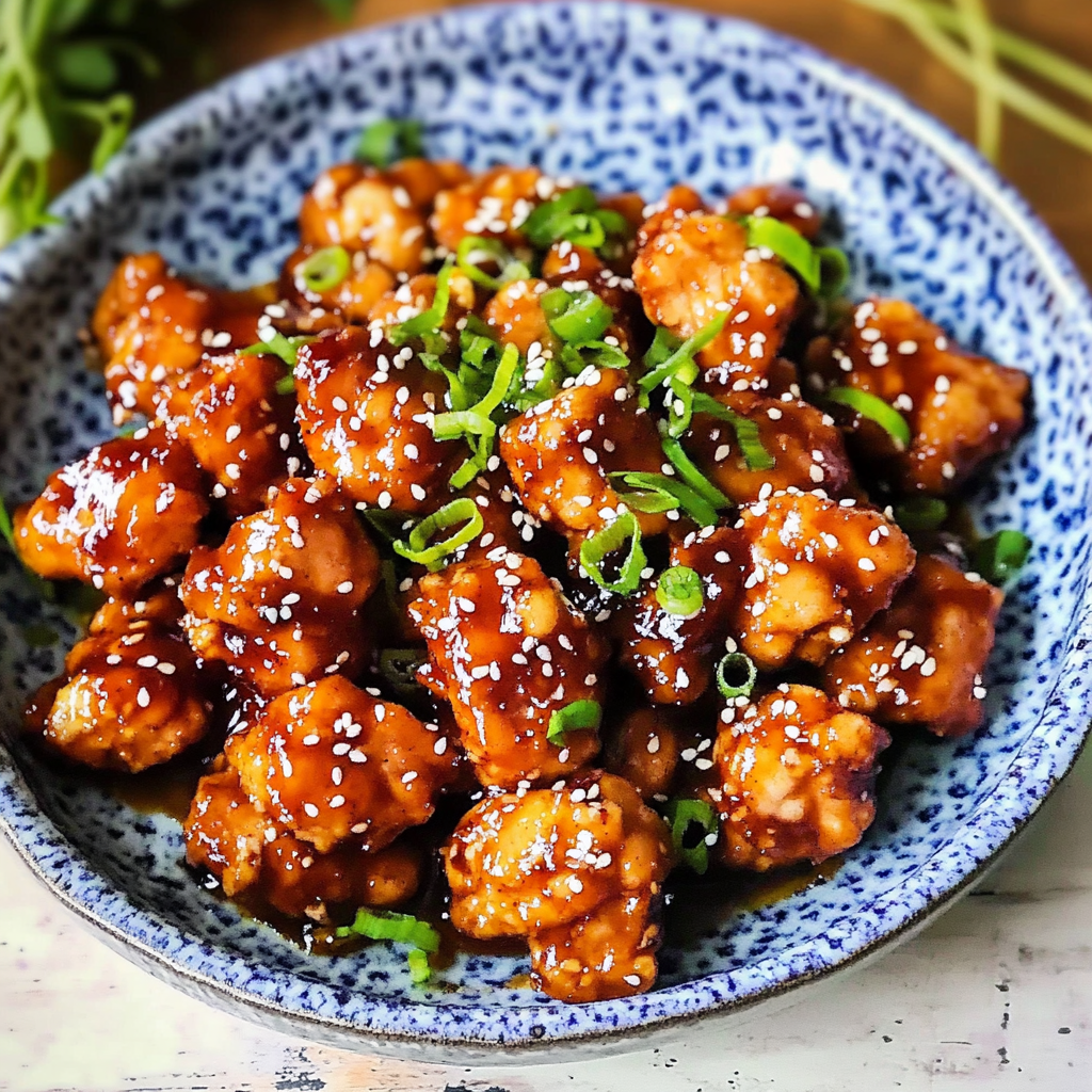 Air Fryer Sesame Chicken with Crispy Coating and Sticky Sauce – Easy, Flavorful, and Perfect Every Time!