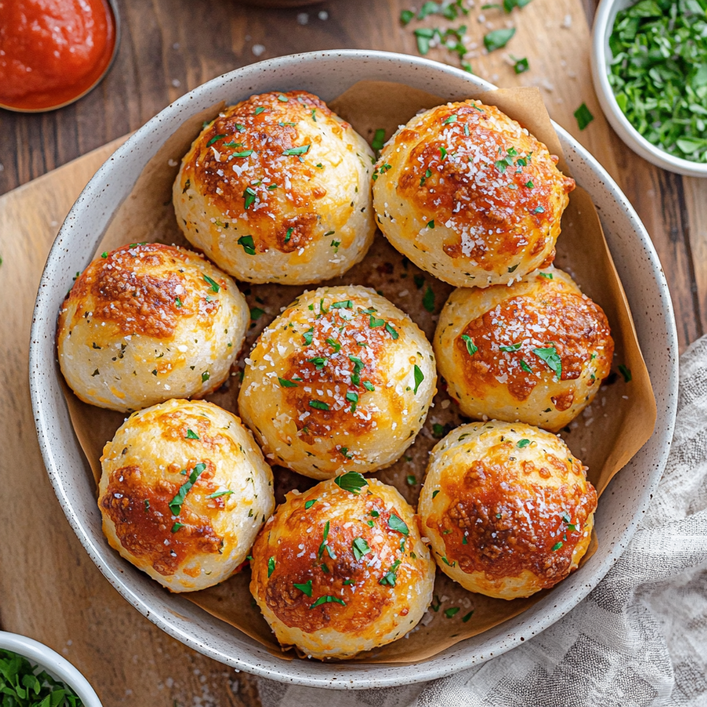 Air Fryer Pizza Bombs: Golden Bites of Cheesy Perfection