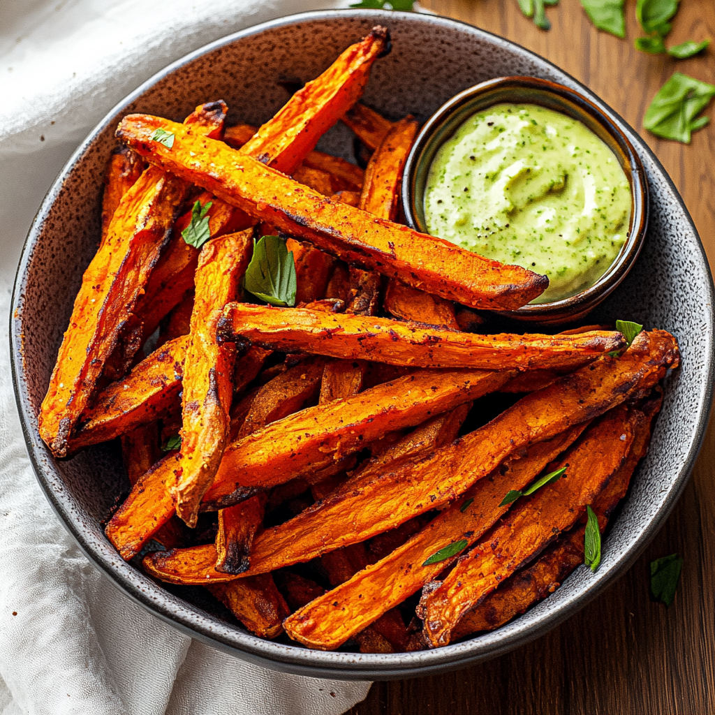 Super Crispy Air-Fryer Sweet Potato Fries