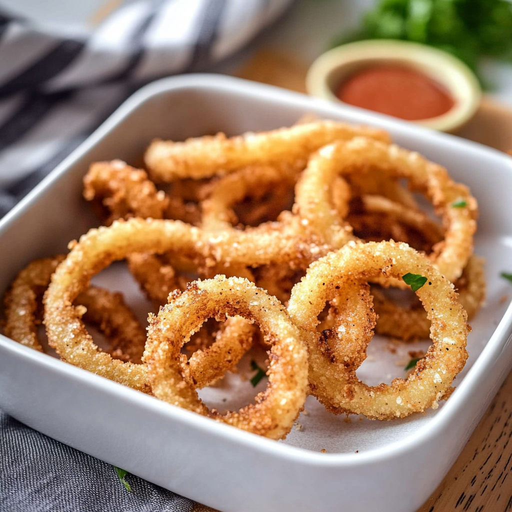Crispy Air Fried Onion Rings