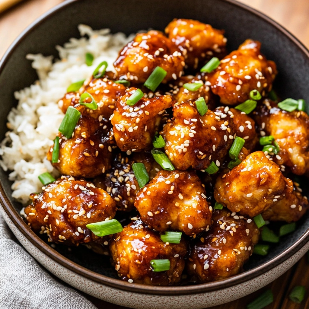 Air Fryer Honey Sesame Chicken