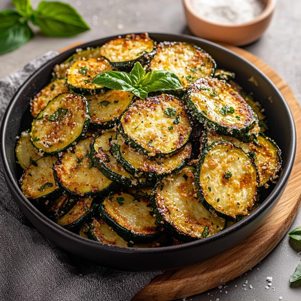 3-Ingredient Italian-Style Air-Fryer Zucchini