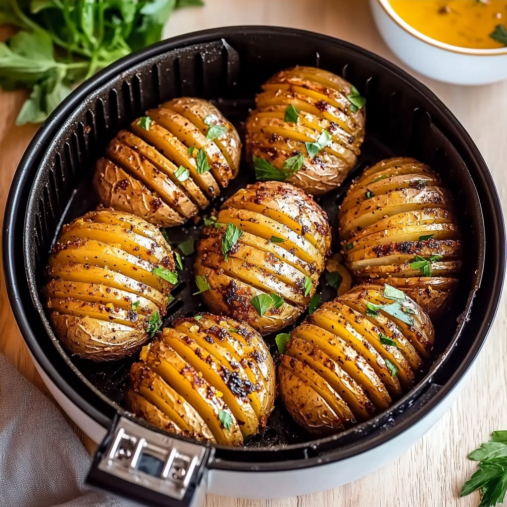 Air Fryer Hasselback Potatoes: Crispy, Tender & Easy