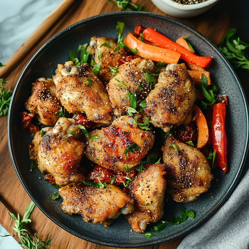 Air Fryer Salt and Pepper Chicken