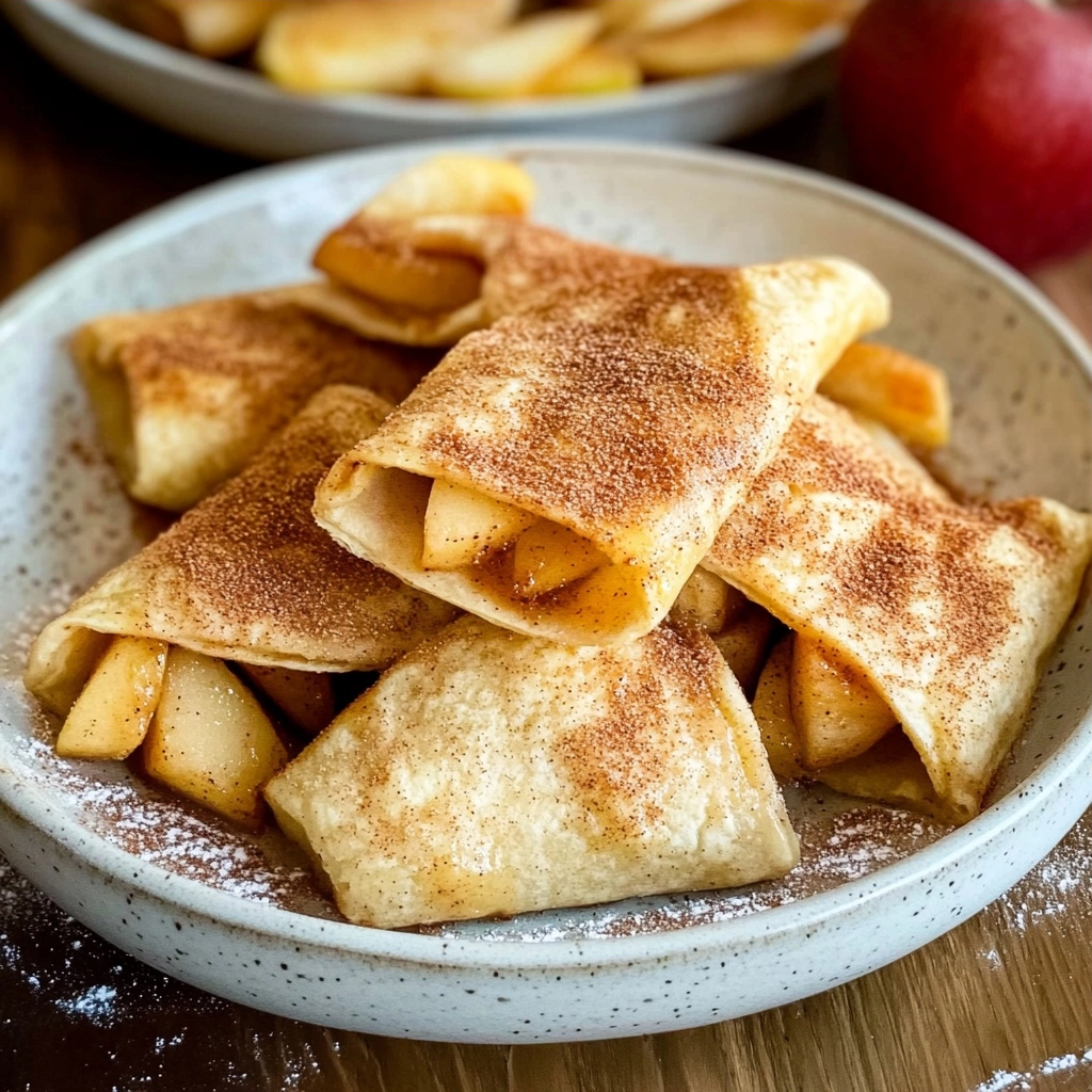 Easy Air Fryer Apple Cinnamon Tortilla Crisps