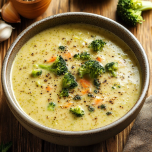 High Protein Broccoli Cottage Cheese Soup