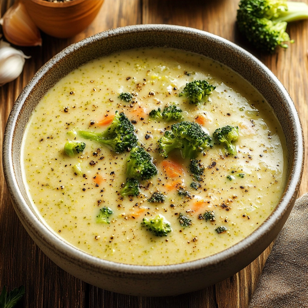 High Protein Broccoli Cottage Cheese Soup