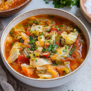Vegan Cabbage Soup (Easy, One Pot)